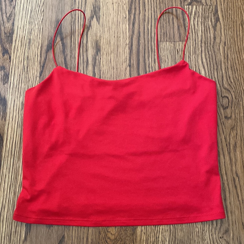 Red Crop Top
